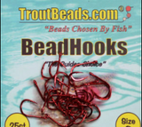 TroutBeads Bead Hooks 25 count