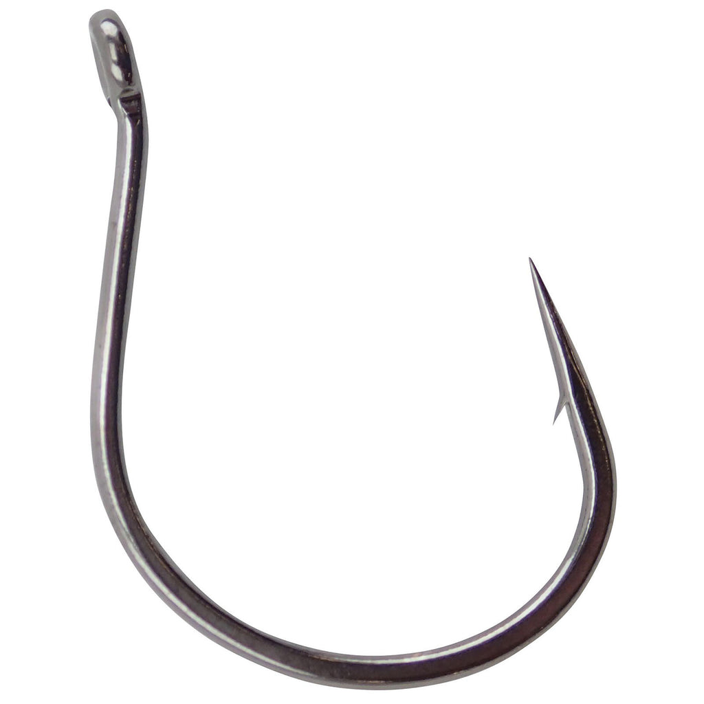 Gamakatsu 25 Pack Round Bend Offset Worm Hook (Bronze, 2/0)